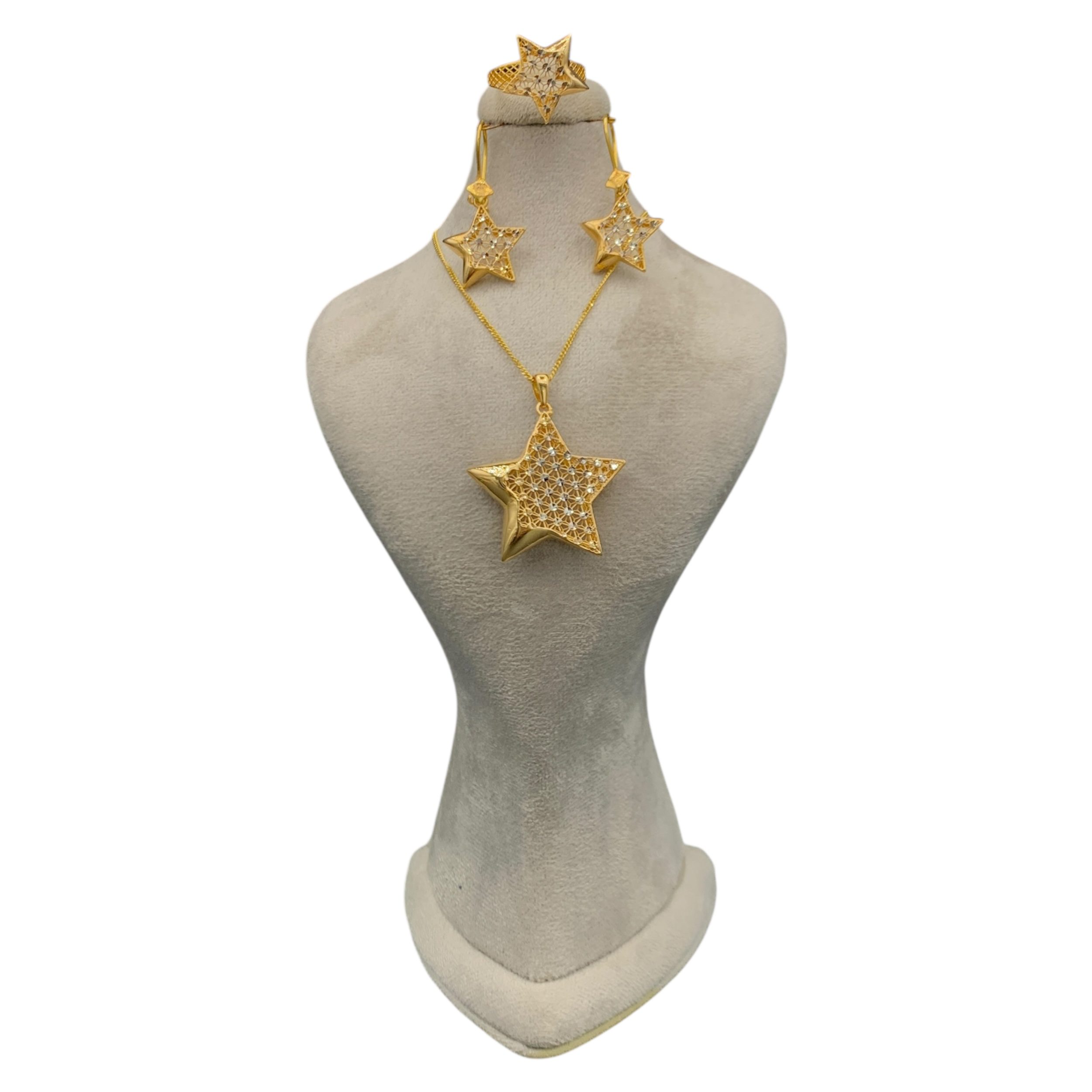 نیمست طلا زنانه مدل ستاره ایی - تصویر 3