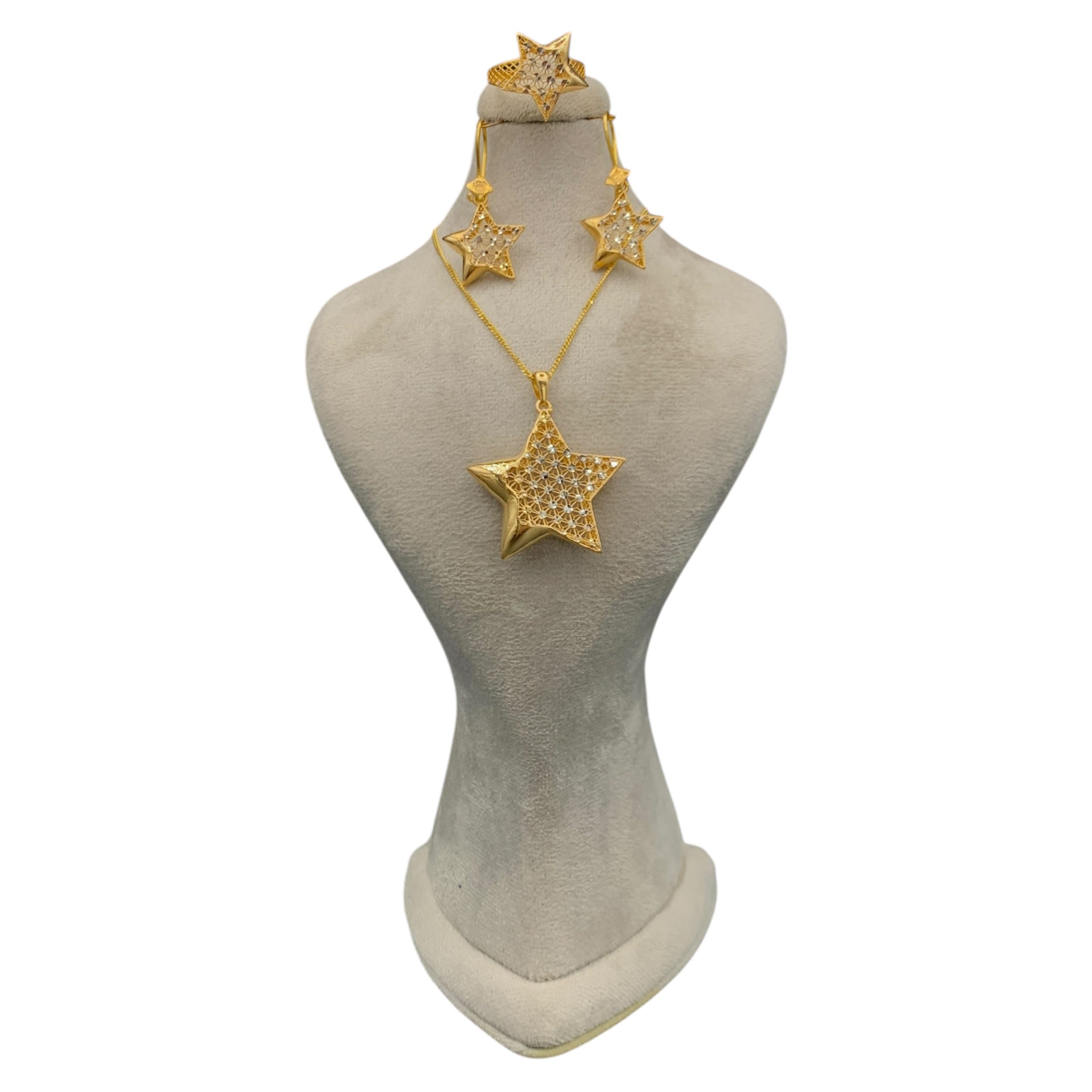 نیمست طلا زنانه مدل ستاره ایی - تصویر 4