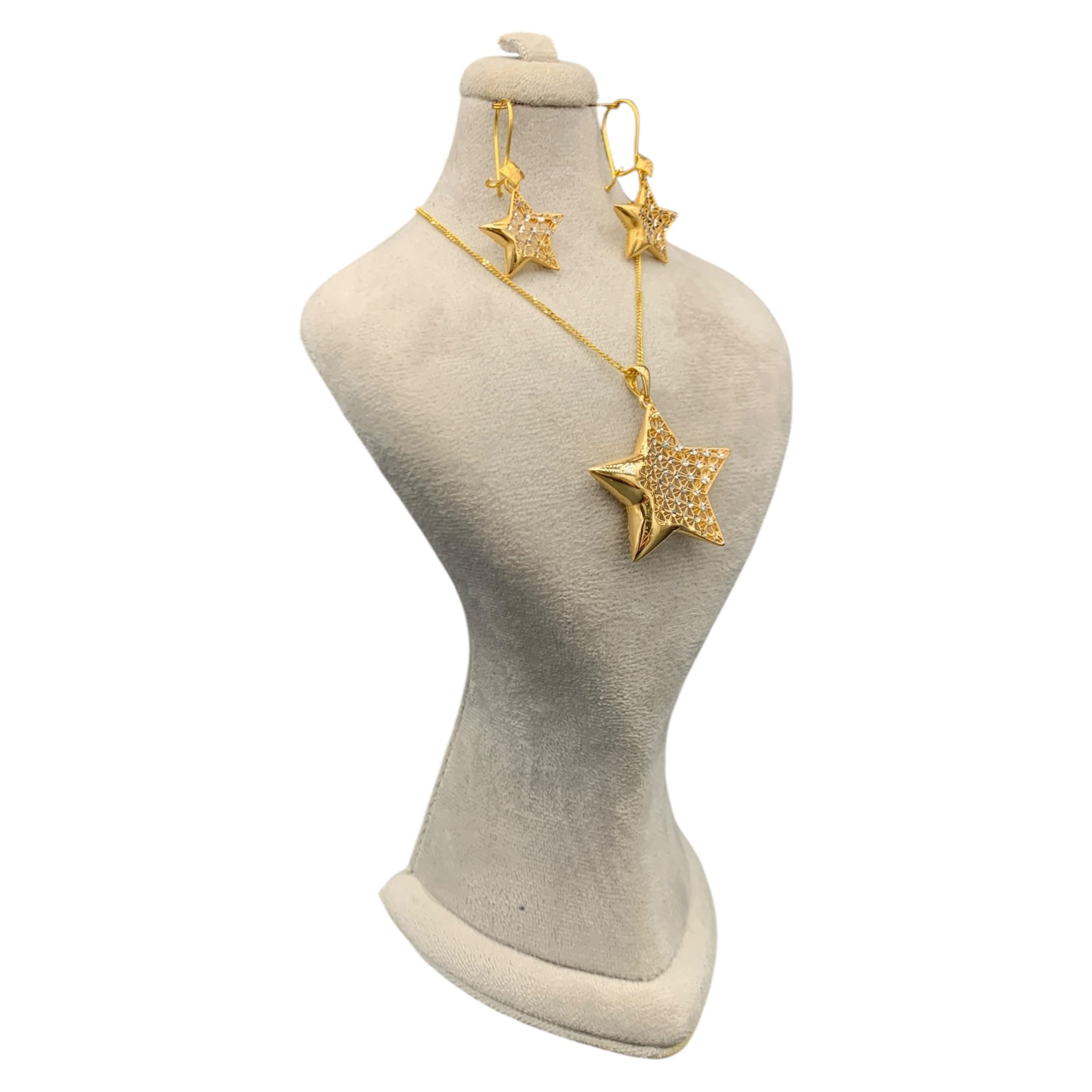 نیمست طلا زنانه مدل ستاره ایی - تصویر 8