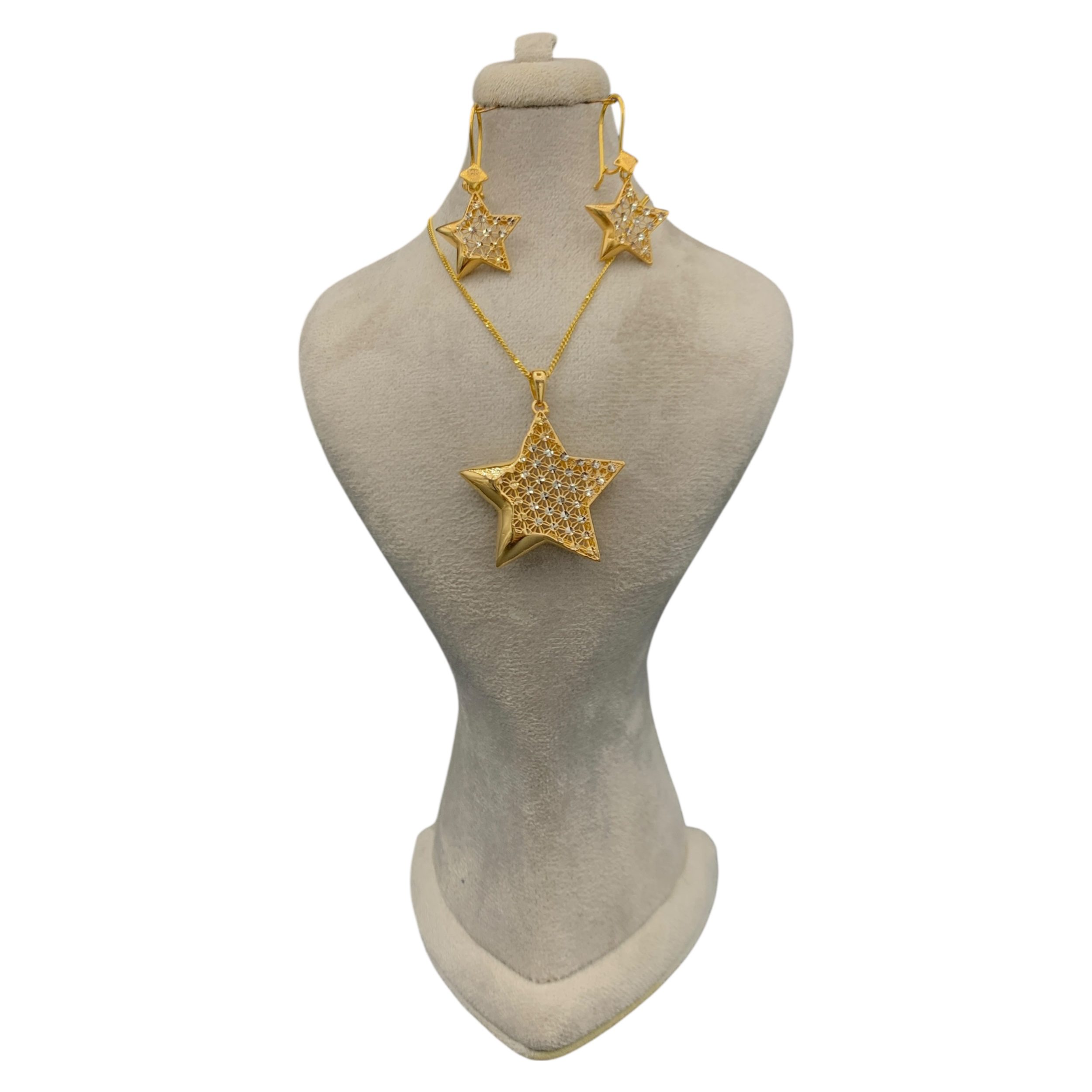 نیمست طلا زنانه مدل ستاره ایی - تصویر 11