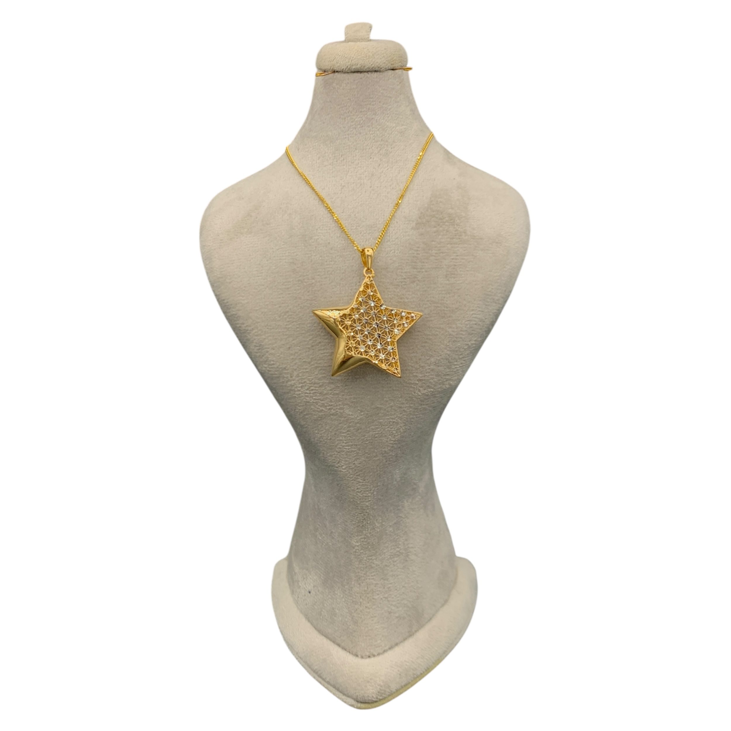 نیمست طلا زنانه مدل ستاره ایی - تصویر 13