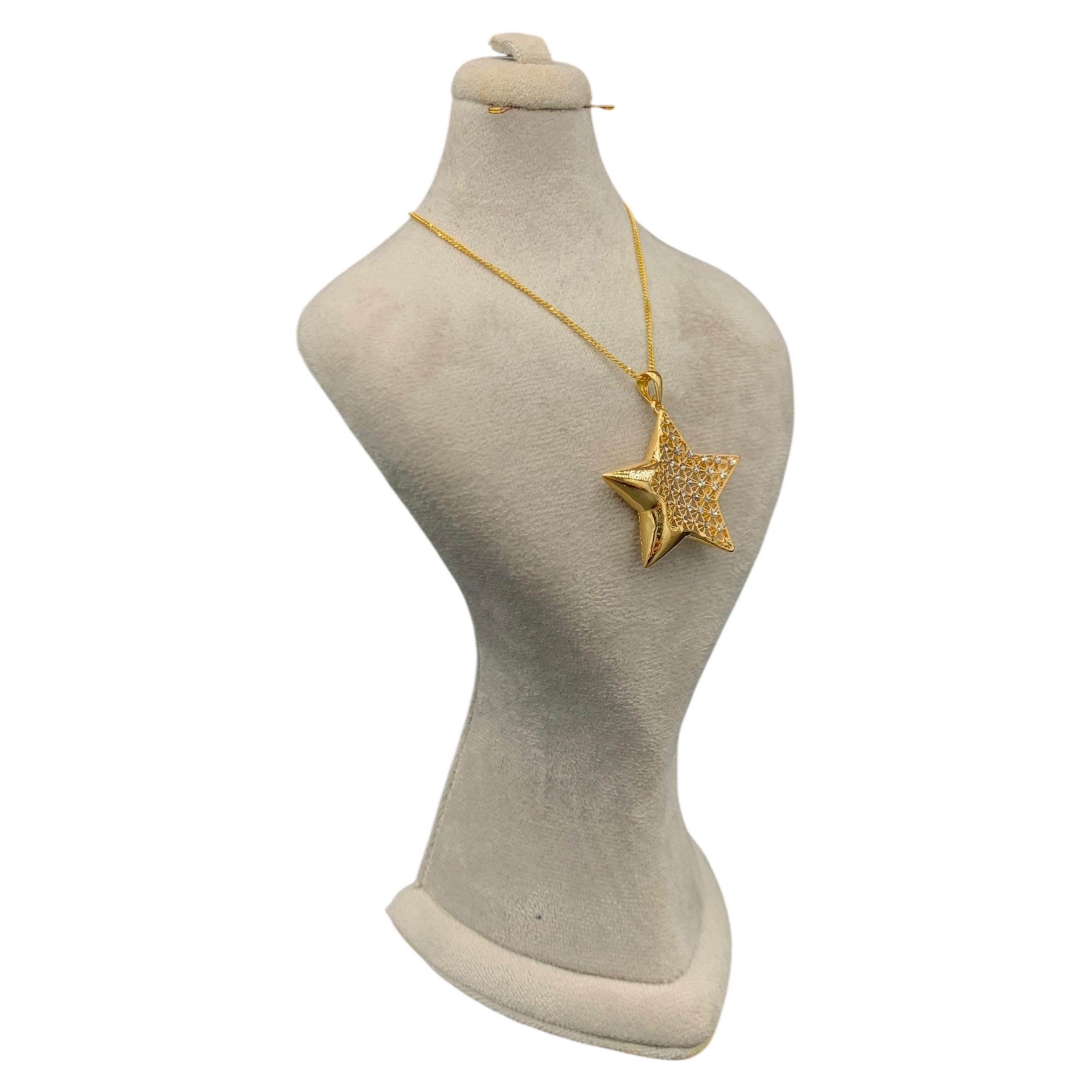 نیمست طلا زنانه مدل ستاره ایی - تصویر 15