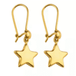 گوشواره طلا 18عیار مدل ستاره