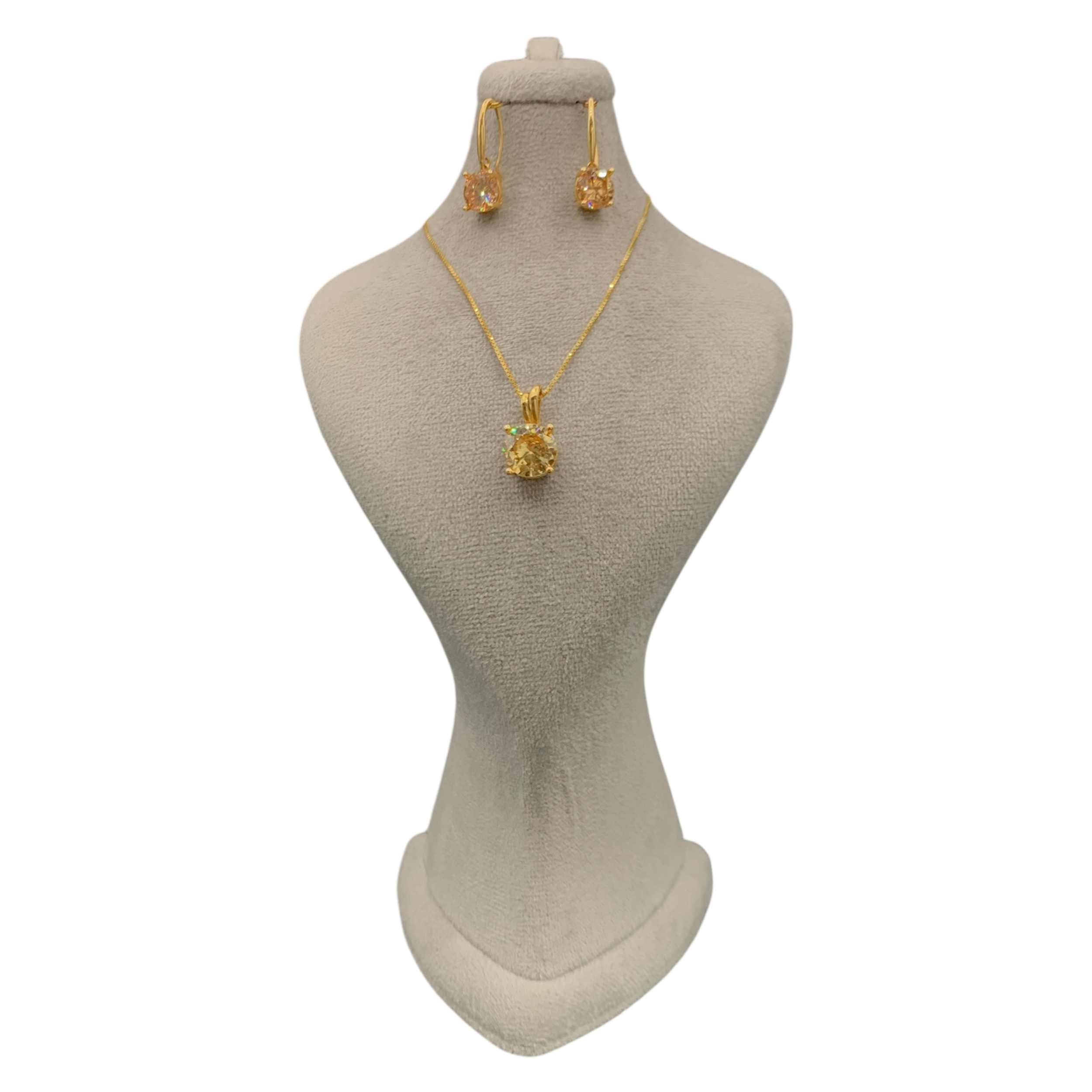 نیمست طلا ۱۸ عیار زنانه مدل شامپاینی نگیندار - تصویر 5