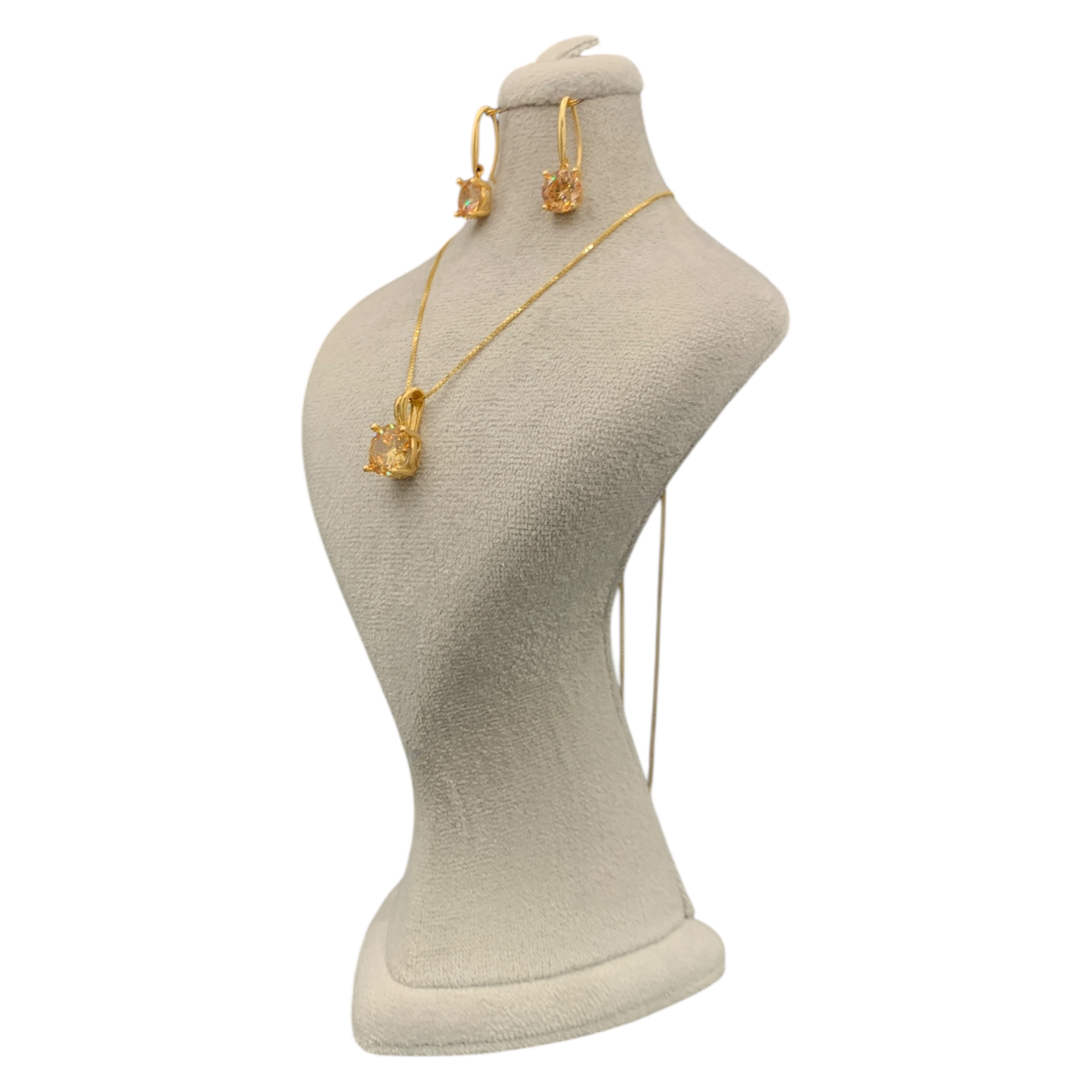 نیمست طلا ۱۸ عیار زنانه مدل شامپاینی نگیندار - تصویر 7