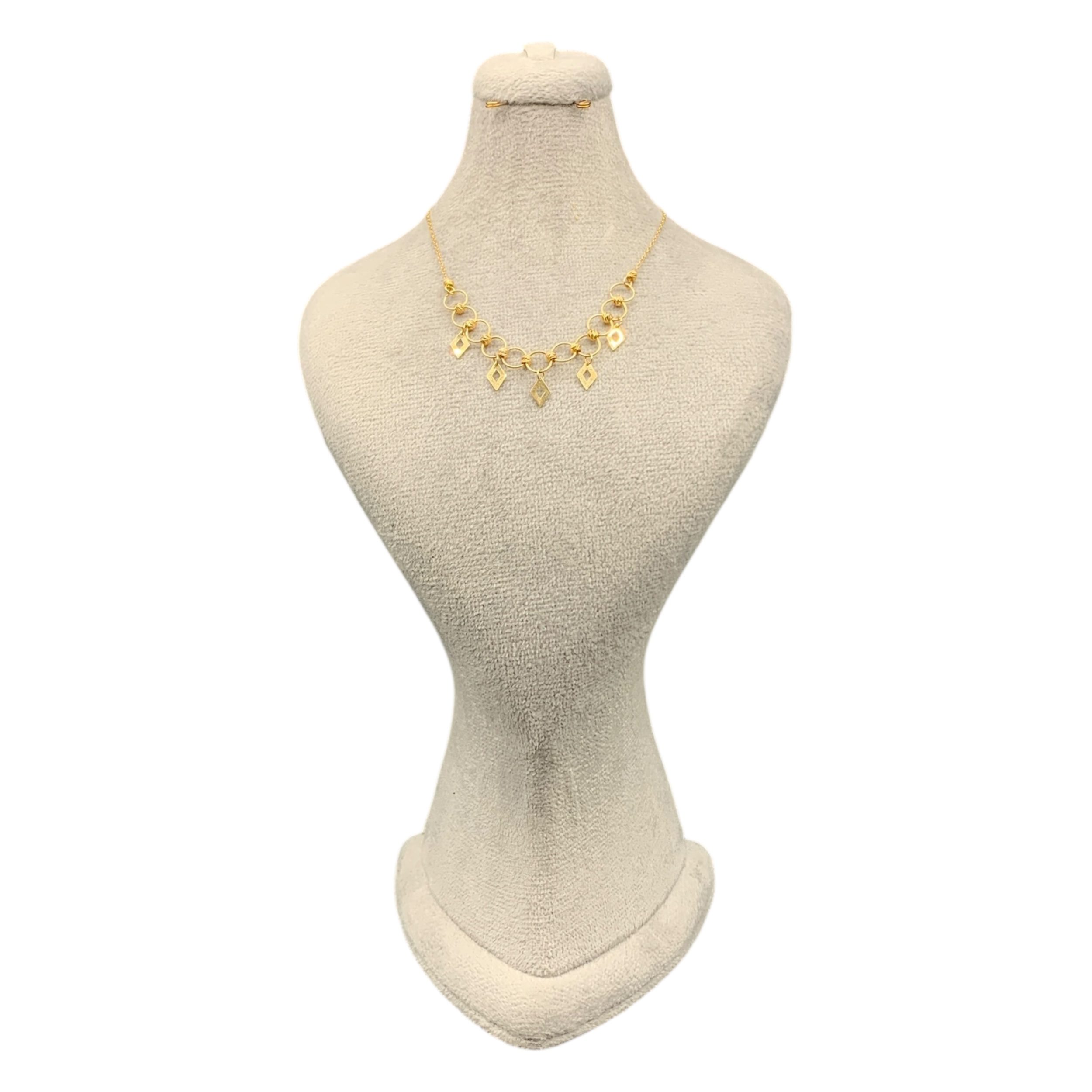 گردنبند آوا مدل لوزی