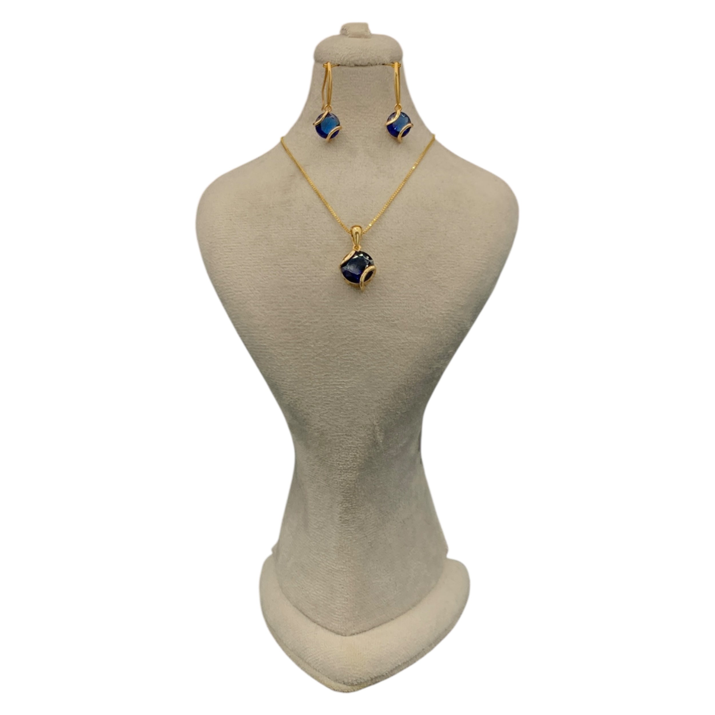 نیمست طلا ۱۸ عیار زنانه مدل لاجوردی - تصویر 8