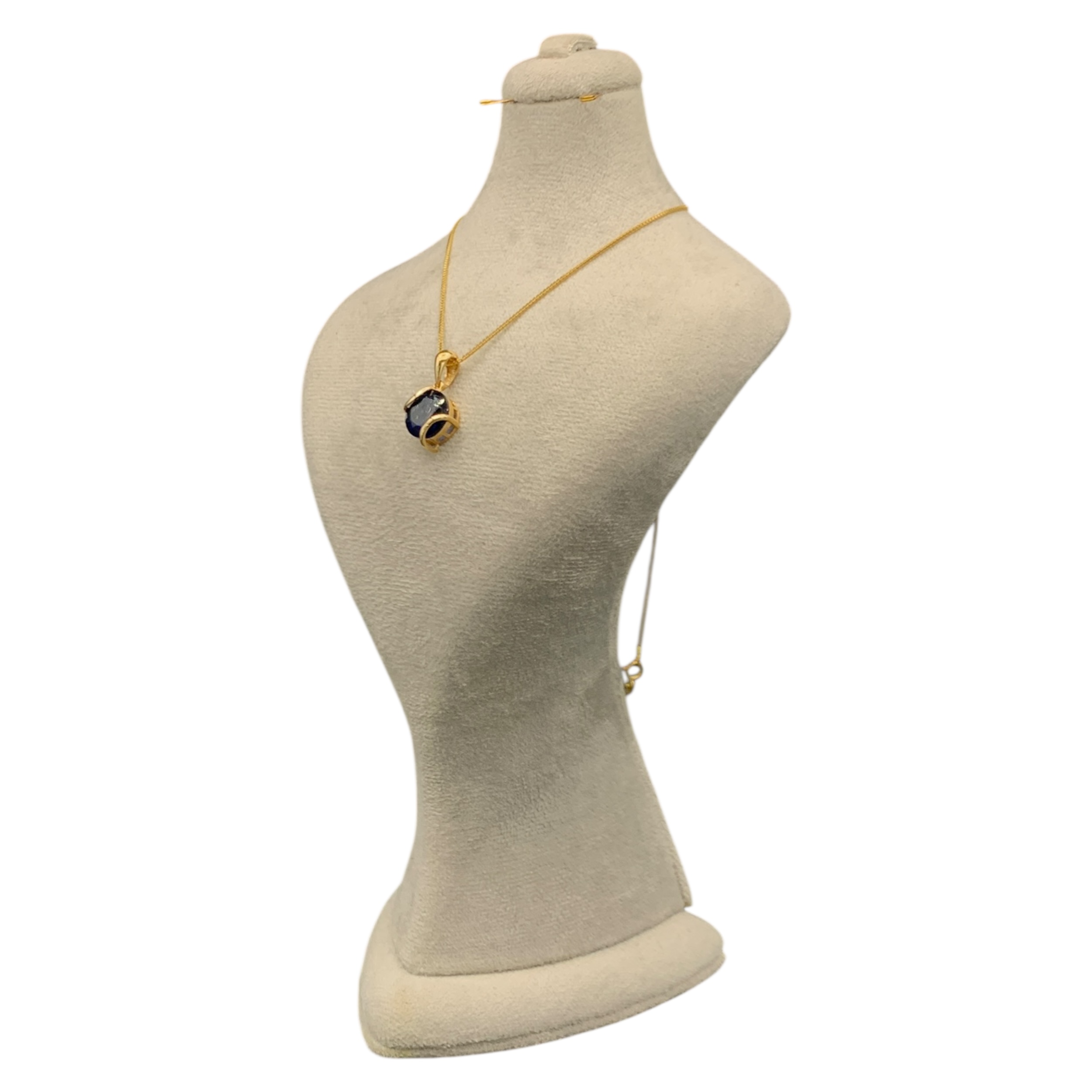 نیمست طلا ۱۸ عیار زنانه مدل لاجوردی - تصویر 13